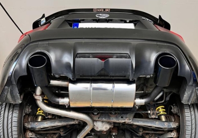 Subaru BRZ koncový tlumič výfuku pravý/levý - 129x106 typ 32 FOX SU080005-349B