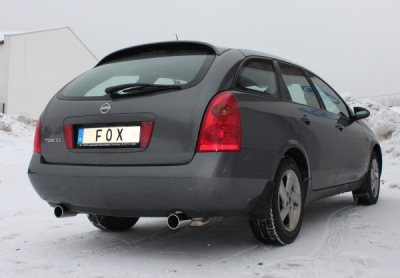 FOX Nerezový výfuk | Zadní tlumič - Nissan Primera (P12), 2.0, 1991-2008, NI062003-051