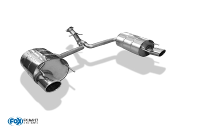 FOX Nerezový výfuk | Zadní tlumič - Lexus IS (XE20), 250, 2005-2013, LE011073-347