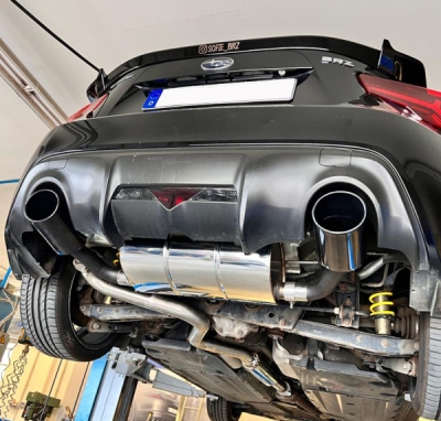Subaru BRZ/ Toyota GT86 koncový tlumič výfuku vpravo/vlevo s FOX SU080005-349B-ANL