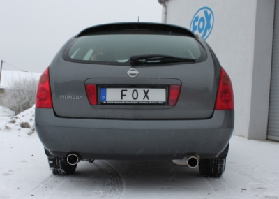 FOX Nerezový výfuk | Zadní tlumič - Nissan Primera (P12), 2.0, 1991-2008, NI062003-051