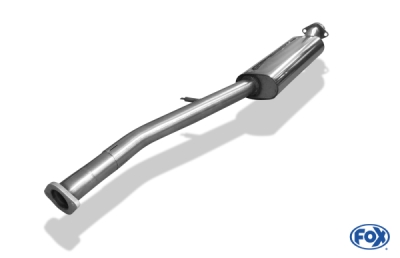 FOX Nerezový výfuk | Přední tlumič - Subaru Impreza (GD, GG), 1.5, 2000-2007, SU040030-VSD