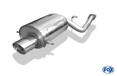 FOX Nerezový výfuk | Zadní tlumič - Subaru Impreza (GD, GG), 2.0i, 2000-2007, SU040021-369