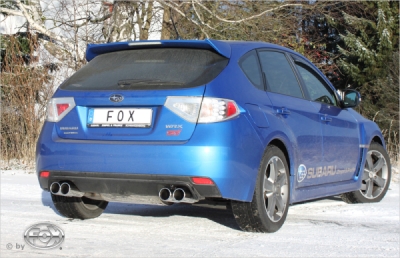 FOX Nerezový výfuk | Zadní tlumič - Subaru Impreza (GR), 2.5 WRX STI, 2011-0, SU042015-054