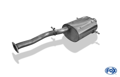 FOX Nerezový výfuk | Zadní tlumič - Subaru Impreza (GD, GG), 2.0i, 2000-2007, SU040021-153