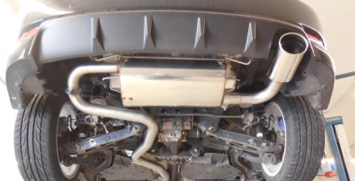 Subaru Impreza GHD Schrägheck Závěrečný tlumič hluku s příčným výstupem vpravo FOX SU042027-349