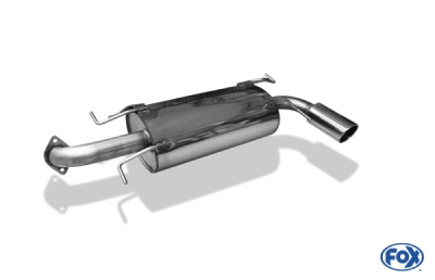 Subaru Impreza GHD Schrägheck Závěrečný tlumič hluku s příčným výstupem vpravo FOX SU042027-133
