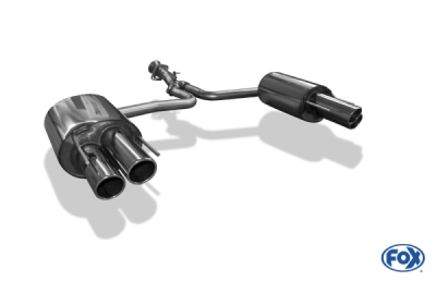FOX Nerezový výfuk | Zadní tlumič - Lexus IS (XE20), F, 2005-2013, LE011044-132