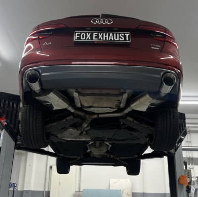 Audi A4 B9 - 2WD Koncový tlumič výfuku pravý/levý - 1x114 typ 25 r FOX AU121043-295