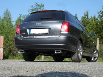 FOX Nerezový výfuk | Zadní tlumič - Toyota Avensis (T25), 2.2D, 2003-2009, TO151003-597
