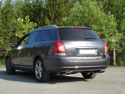 FOX Nerezový výfuk | Zadní tlumič - Toyota Avensis (T25), 2.2D, 2003-2009, TO151003-597