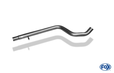 FOX Nerezový výfuk | Přední tlumič - Volkswagen Golf IV, 2.3 V5, 1997-2006, AU050070-VER
