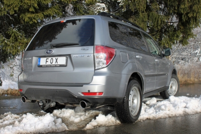 FOX Nerezový výfuk | Zadní tlumič - Subaru Forester (SH), 2.0, 2007-0, SU052003-133