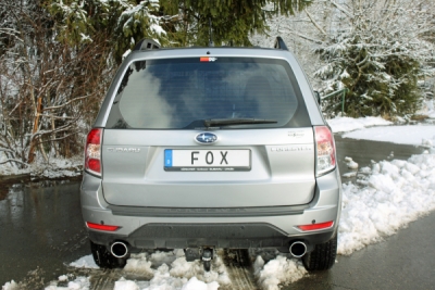 FOX Nerezový výfuk | Zadní tlumič - Subaru Forester (SH), 2.0, 2007-0, SU052003-133