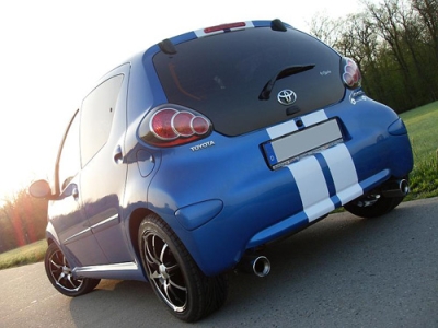 FOX Nerezový výfuk | Zadní tlumič - Toyota Aygo , 1.4 HDI, 2005-2014, TO180005-071