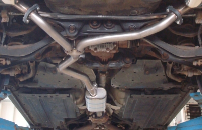 FOX Nerezový výfuk | Přední tlumič - Subaru Legacy Outback (BL/BP), 3.0R, 2003-2009, SU061000-VSD