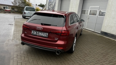 Audi A4 B9 - 2WD Koncový tlumič výfuku pravý/levý - 1x114 typ 25 r FOX AU121043-295