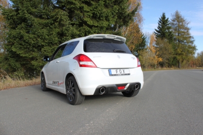FOX Nerezový výfuk | Zadní tlumič - Suzuki SWIFT IV (FZ, NZ), 1.6, 2010-0, SZ012103-133