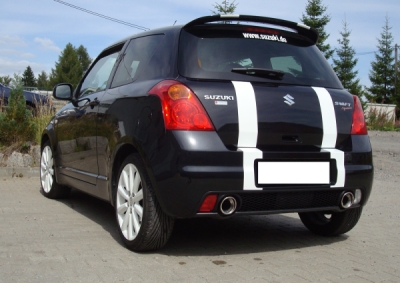 FOX Nerezový výfuk | Zadní tlumič - Suzuki SWIFT III (MZ, EZ), 1.6, 2004-2010, SZ012003-153
