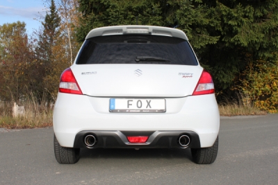 FOX Nerezový výfuk | Zadní tlumič - Suzuki SWIFT IV (FZ, NZ), 1.6, 2010-0, SZ012103-133