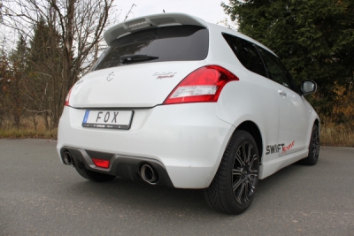 FOX Nerezový výfuk | Zadní tlumič - Suzuki SWIFT IV (FZ, NZ), 1.6, 2010-0, SZ012103-293