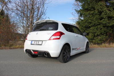 FOX Nerezový výfuk | Zadní tlumič - Suzuki SWIFT IV (FZ, NZ), 1.6, 2010-0, SZ012103-133