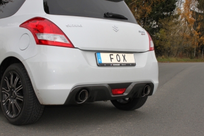 FOX Nerezový výfuk | Zadní tlumič - Suzuki SWIFT IV (FZ, NZ), 1.6, 2010-0, SZ012103-293