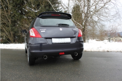 FOX Nerezový výfuk | Zadní tlumič - Suzuki SWIFT IV (FZ, NZ), 1.2, 2010-0, SZ012113-291