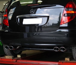 FOX Nerezový výfuk | Zadní tlumič - Mercedes-Benz A-Class (W169), A200, 2004-2012, MB021011-346