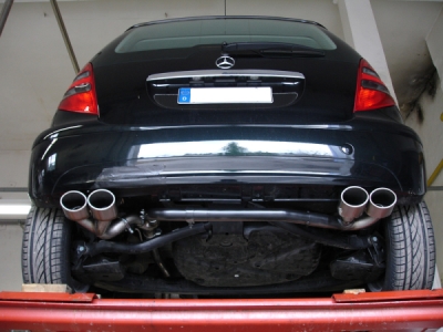 FOX Nerezový výfuk | Zadní tlumič - Mercedes-Benz A-Class (W169), A200, 2004-2012, MB021011-346