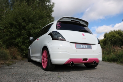FOX Nerezový výfuk | Zadní tlumič - Suzuki SWIFT IV (FZ, NZ), 1.2, 2010-0, SZ012123-133