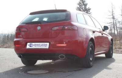 FOX Nerezový výfuk | Zadní tlumič - Alfa Romeo 159 (939), 1.9 JTS, 2005-2011, AL061003-461