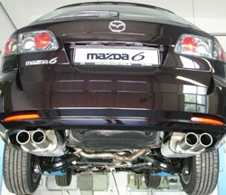FOX Nerezový výfuk | Zadní tlumič - Mazda 6 (GG), 2.3, 2002-2008, MA190014-070