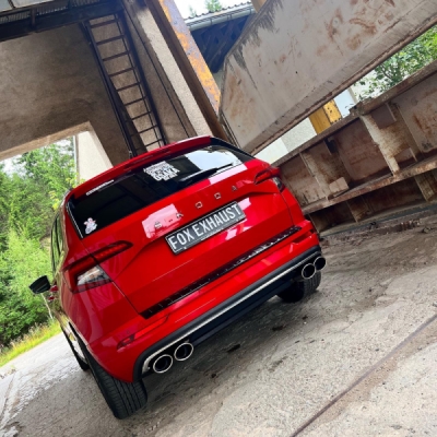 Výstupní tlumič Škoda Karoq 4x4 pravý/levý - 2x115x85 ty FOX SK130005-346-HA