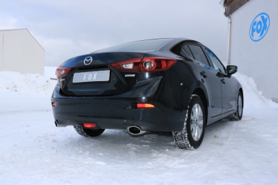 FOX Nerezový výfuk | Zadní tlumič - Mazda 3 (BM), 2.0, 2013-0, MA172005-461
