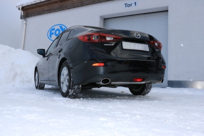 FOX Nerezový výfuk | Zadní tlumič - Mazda 3 (BM), 2.0, 2013-0, MA172005-461