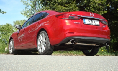 FOX Nerezový výfuk | Zadní tlumič - Mazda 6 (GJ), 2.2D, 2012-0, MA192003-133