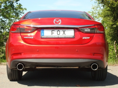FOX Nerezový výfuk | Zadní tlumič - Mazda 6 (GJ), 2.5, 2012-0, MA192013-133