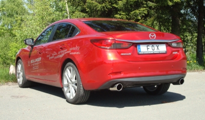 FOX Nerezový výfuk | Zadní tlumič - Mazda 6 (GJ), 2.5, 2012-0, MA192013-133
