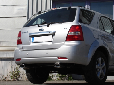 FOX Nerezový výfuk | Koncovky výfuku - Kia Sorento (JC), 3.5 V6, 2002-2006, KI130000-593