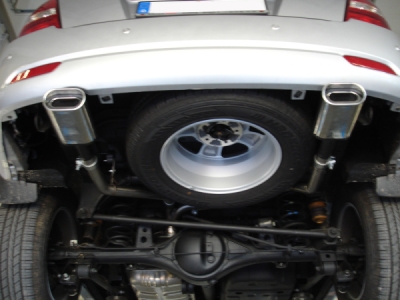 FOX Nerezový výfuk | Koncovky výfuku - Kia Sorento (JC), 3.5 V6, 2002-2006, KI130000-593
