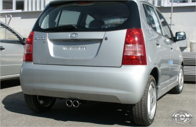 FOX Nerezový výfuk | Zadní tlumič - Kia Picanto (BA), 1.1, 2004-2011, KI150001-126