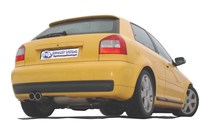 FOX Nerezový výfuk | Zadní tlumič - Audi A3 (8L), S3, 1996-2002, AU050097-130