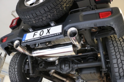 Jeep Wrangler IV - JL koncový tlumič výfuku vpravo/vlevo - FOX JE033005-293