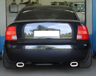 FOX Nerezový výfuk | Zadní tlumič - Volkswagen Passat (3B), 1.9 TDi, 1996-2006, VW023014-593