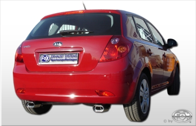 Kia Cee`d výfukové potrubí pravé levé pravé/levé - 135x80 typ 53 FOX KI160000-593
