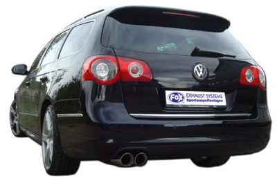FOX Nerezový výfuk | Zadní tlumič - Volkswagen Passat (3C), 2.0 TDi, 2005-0, VW024012-152