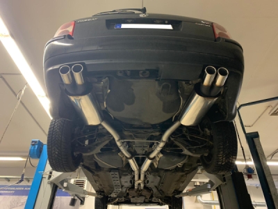 VW Passat 3B/ 3BG 4-Motion W8 Optik koncový tlumič pravý/levý FOX VW023053-128
