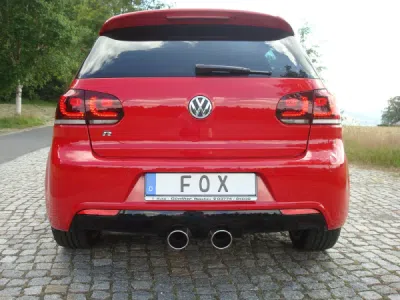 FOX Nerezový výfuk | Zadní tlumič - Volkswagen Golf VI, R, 2008-0, VW055065-134