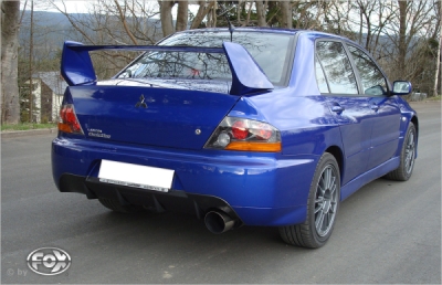 FOX Nerezový výfuk | Zadní tlumič - Mitsubishi Lancer Evolution IX, 2.0 16V EVO, 1999-0, MI142001-097